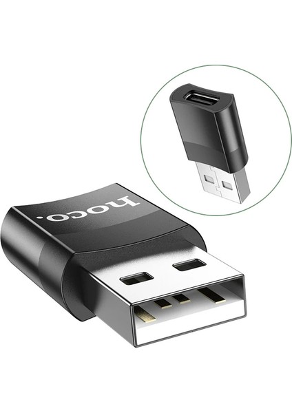 Hoco UA17 Dişi Type-C To Erkek USB Dönüştürücü Çevirici ADAPTÖR-(1903) - CPTD5318-9695