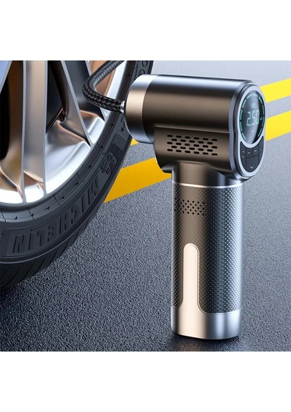 Ally ST-5518 Dijital Göstergeli Şarjlı Taşınabilir Hava Kompresörü Lastik Pom - CPTD4257-353 fiyatları