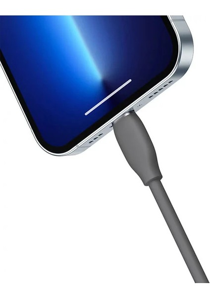Baseus Jelly Liquid USB To iPhone Lightning 2.4A Hızlı Şarj Kablosu 1.2M-(1903) - CPTD9417-9051 modelleri