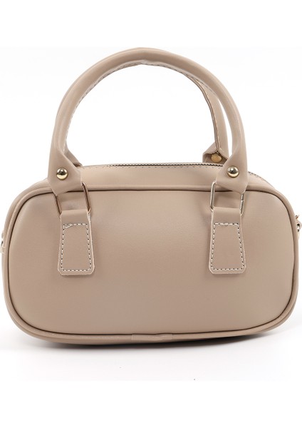 Vizon SHK207 Suni Deri Charm Detaylı Fermuarlı Ayarlanabilir Askılı El, Kol ve Omuz Çantası U:14 E:24 G:8 cm modelleri