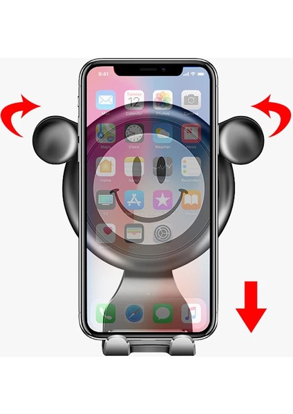 Ally R-054 Gravity Smile Universal Cep Telefonu Araç TUTUCU-(1903) - CPTD5063-6919 modelleri