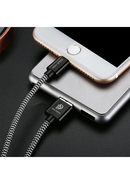 Dux Ducis K-One Cable Iphone USB Şarj Kablosu 1 METRE-(1903) - CPTD6516-2762 indirimleri