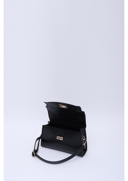 Siyah Shk188 Suni Deri Tek Bölmeli Kilit Detaylı Askılı El, Kol Ve Omuz Çantası indirimleri