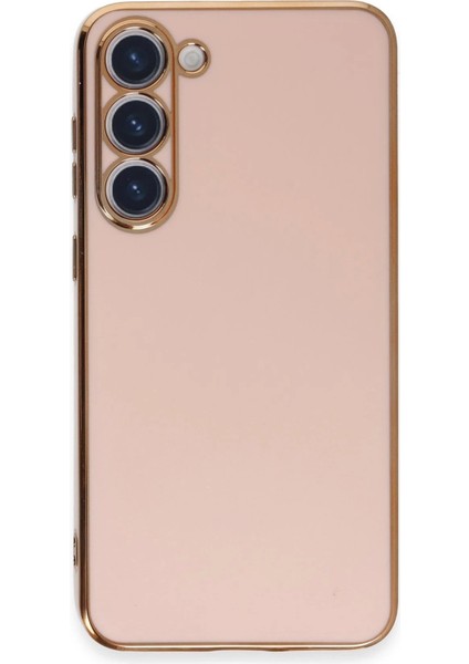 Samsung Galaxy S23 Kılıf Volet Silikon - Pembe - CPTD8116-4058