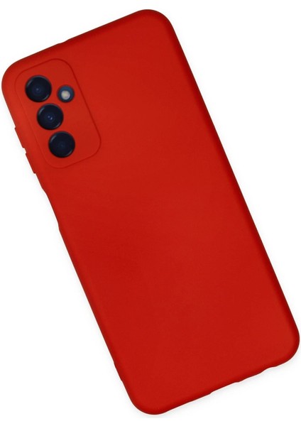 Samsung Galaxy M23 Kılıf Nano Içi Kadife Silikon - Kırmızı - CPTD9062-4914 fiyatları
