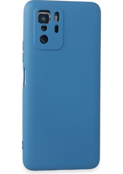Xiaomi Poco X3 Gt Kılıf Nano Içi Kadife Silikon - Mavi - CPTD1923-5979