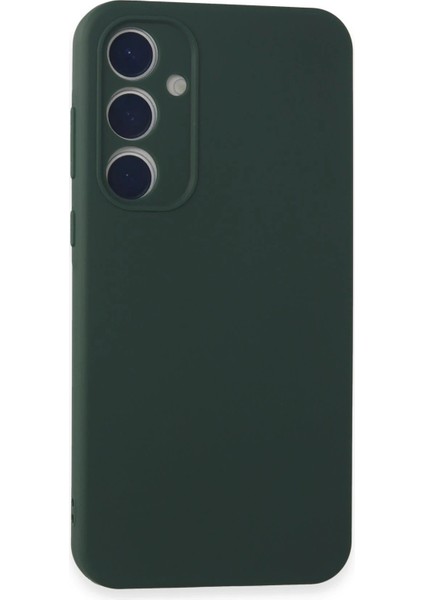 Samsung Galaxy A35 5g Kılıf First Silikon - Koyu Yeşil - CPTD5784-1273