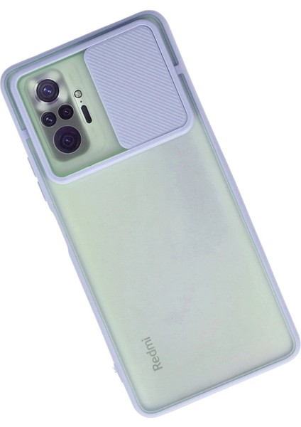 Xiaomi Redmi Note 10 Pro Kılıf Palm Buzlu Kamera Sürgülü Silikon - Lila - CPTD3036-7731 fiyatları