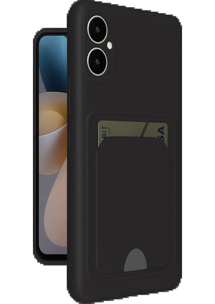 Samsung Galaxy A05 Kelvin Kartvizitli Silikon - Siyah - CPTD5248-5653