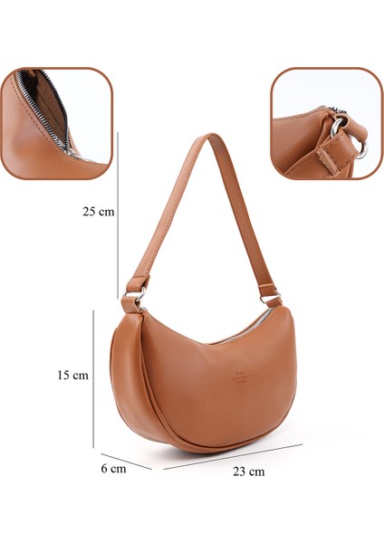 Taba SHK26 Tek Bölmeli Suni Deri El ve Omuz Çantası U:12 E:26 G:6 cm fırsatları