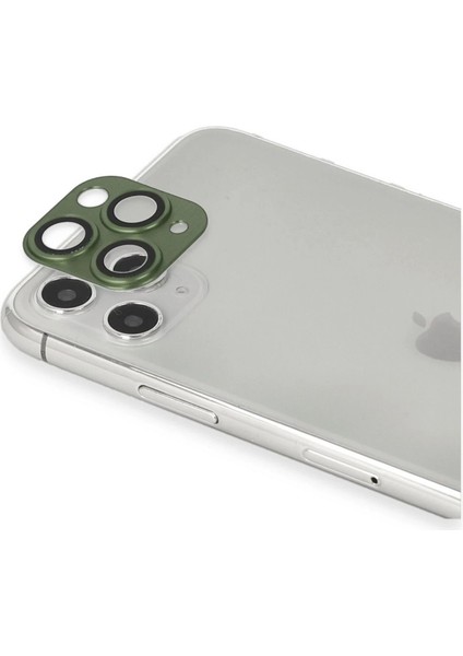 iPhone 11 Pro Max Pers Alüminyum Kamera Lens - Yeşil - CPTD9413-2558 fiyatları