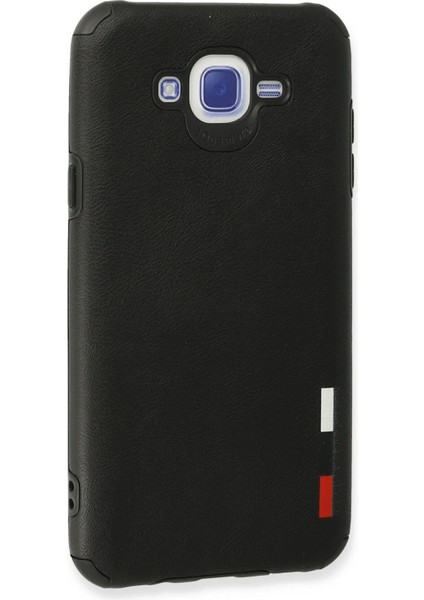 Samsung Galaxy J7 Kılıf Loop Deri Silikon - Siyah - CPTD7901-7749 modelleri
