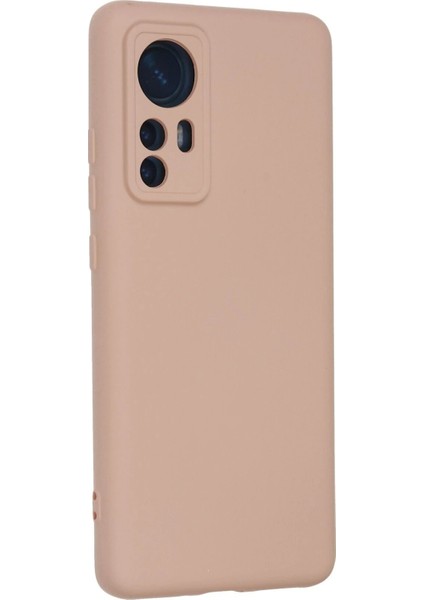 Xiaomi Mi 12 Kılıf Nano Içi Kadife Silikon - Pudra - CPTD9524-3803 modelleri