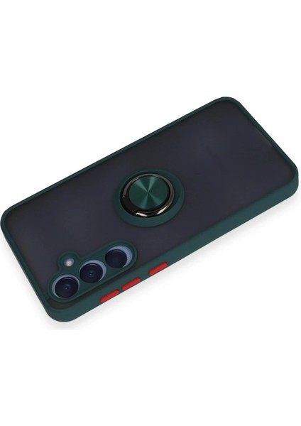 Samsung Galaxy A15 4g Kılıf Montreal Yüzüklü Silikon Kapak - Yeşil - CPTD2962-4688 modelleri