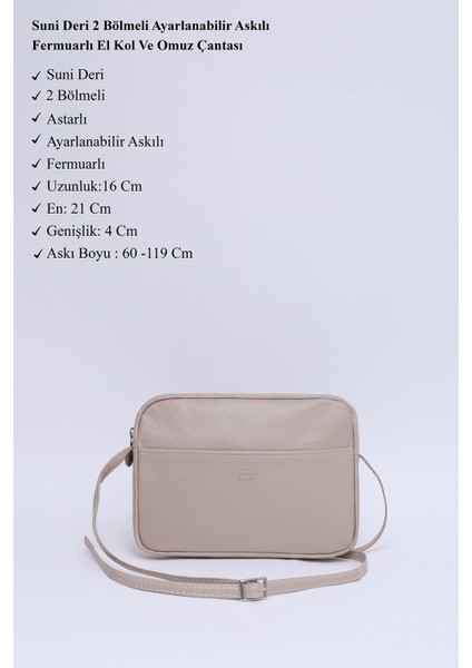 Vizon Shk22 Deri,İki Bölmeli Ön Cep Detaylı, Fermuarlı, Ayarlanabilir Askılı, Mini Urban El,Kol Ve Omuz Çantası modelleri