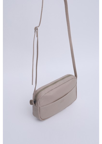 Vizon Shk22 Deri,İki Bölmeli Ön Cep Detaylı, Fermuarlı, Ayarlanabilir Askılı, Mini Urban El,Kol Ve Omuz Çantası