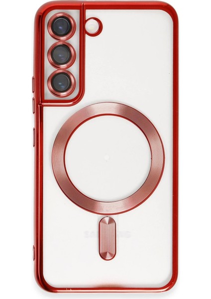 Samsung Galaxy S22 Kılıf Kross Magneticsafe Kapak - Kırmızı - CPTD5075-9817