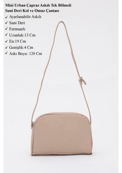 Vizon Shk25 Mini Urban Çapraz Askılı Tek Bölmeli Suni Deri Kol ve Omuz Çantası modelleri