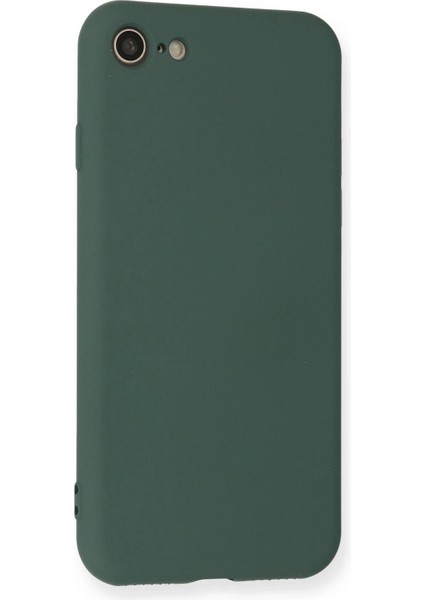 iPhone 7 Kılıf Nano Içi Kadife Silikon - Koyu Yeşil - CPTD3472-2669 modelleri
