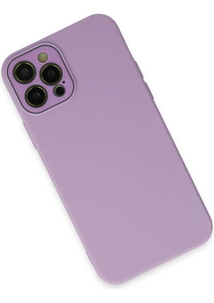 iPhone 12 Pro Kılıf Lansman Glass Kapak - Lila - CPTD8418-3927 fiyatları