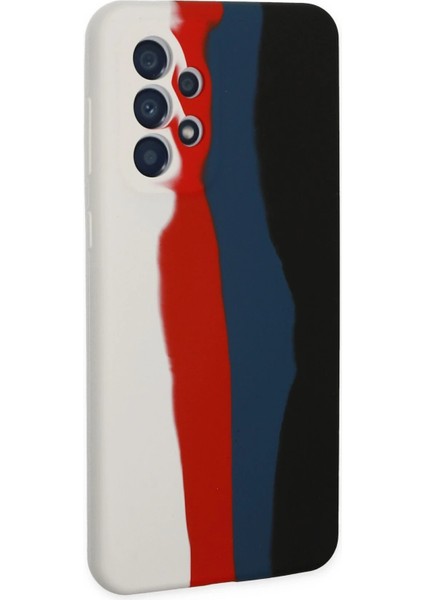 Samsung Galaxy A53 5g Kılıf Ebruli Lansman Silikon - Beyaz-Siyah - CPTD2002-5607 modelleri