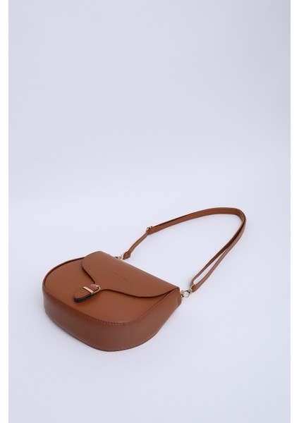 Taba SHK17 Suni Deri, Tek Bölmeli, Çıtçıt Kapama, Ayarlanabilir Askılı,el, Kol ve Omuz Çantası