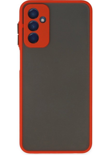 Samsung Galaxy M13 Kılıf Montreal Silikon Kapak - Kırmızı - CPTD2522-3837