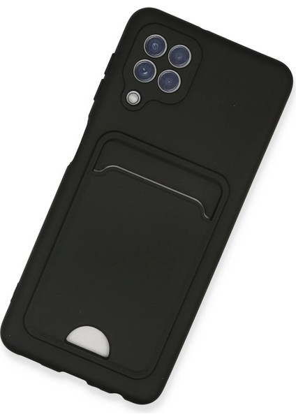 Samsung Galaxy A22 Kılıf Kelvin Kartvizitli Silikon - Siyah - CPTD3006-6484 fiyatları