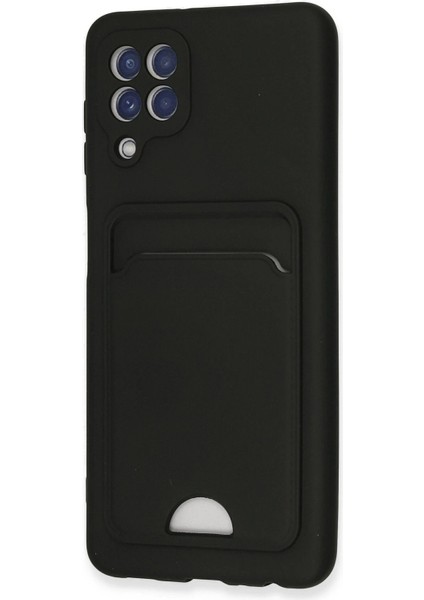 Samsung Galaxy A22 Kılıf Kelvin Kartvizitli Silikon - Siyah - CPTD3006-6484 modelleri