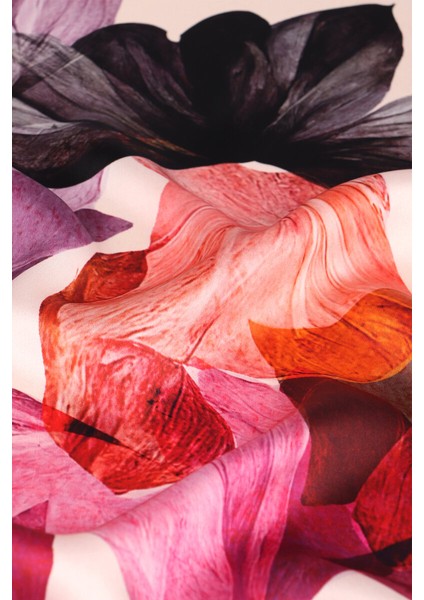 Somon Armoni Desen Sura Ipek Eşarp fırsatları