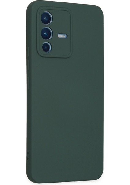 Vivo V23 5g Kılıf Nano Içi Kadife Silikon - Koyu Yeşil - CPTD4352-1472 modelleri