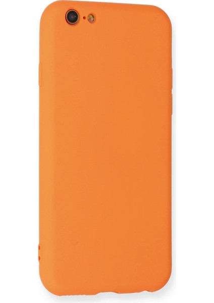 iPhone 6 Kılıf Nano Içi Kadife Silikon - Turuncu - CPTD6040-6282 modelleri