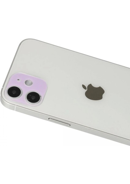 iPhone 12 Rainbow Kamera Lens Koruma Cam - Mor - CPTD7958-5556