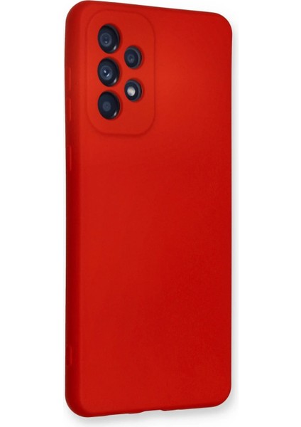 Samsung Galaxy A53 5g Kılıf Nano Içi Kadife Silikon - Kırmızı - CPTD4245-5105 fiyatları