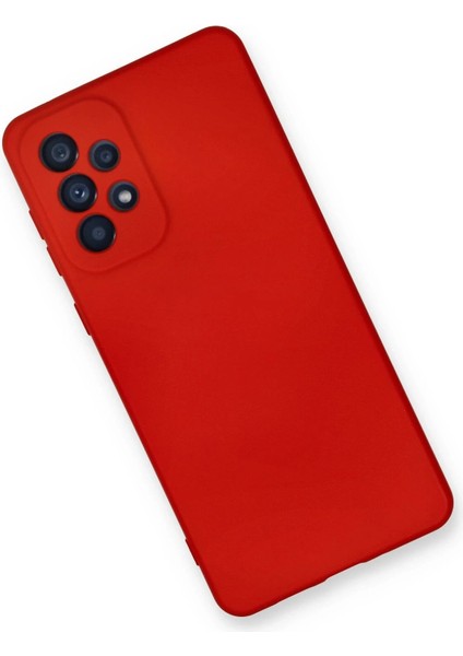 Samsung Galaxy A53 5g Kılıf Nano Içi Kadife Silikon - Kırmızı - CPTD4245-5105 modelleri