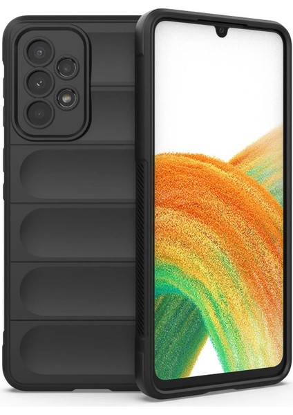 Samsung Galaxy A33 5g Kılıf Optimum Silikon - Siyah - CPTD4938-5045