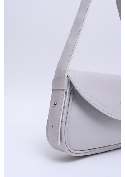 Gri Shk150 Suni Deri Astarlı Çıtçıtlı Ayarlanabilir Askılı El, Kol ve Omuz Çantası indirimleri
