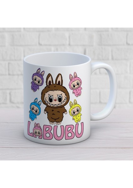 Labubu Baskılı Hediyelik Kupa Mod1
