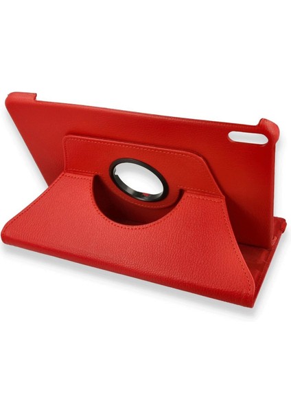 Huawei Honor Pad X8A Kılıf 360 Tablet Deri Kılıf - Kırmızı - CPTD8263-4964