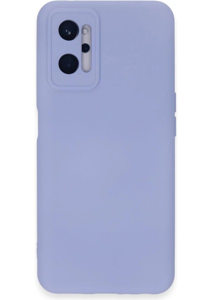 Realme 9i 4g Kılıf Nano Içi Kadife Silikon - Lila - CPTD8837-2812