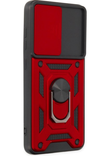 Samsung Galaxy S21 Fe Kılıf Pars Lens Yüzüklü Silikon - Kırmızı - CPTD7105-8705 fiyatları