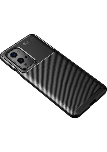 One Plus 9 Pro Kılıf Auto Focus Karbon Kapak - Siyah - CPTD7664-5280 fiyatları