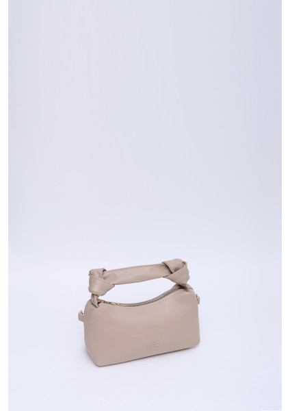 Vizon SHK24 Orjinal Soft Deri Düğüm Detaylı Zincir Askılı El ve Omuz Çantası U:14 E:22 G:8 cm