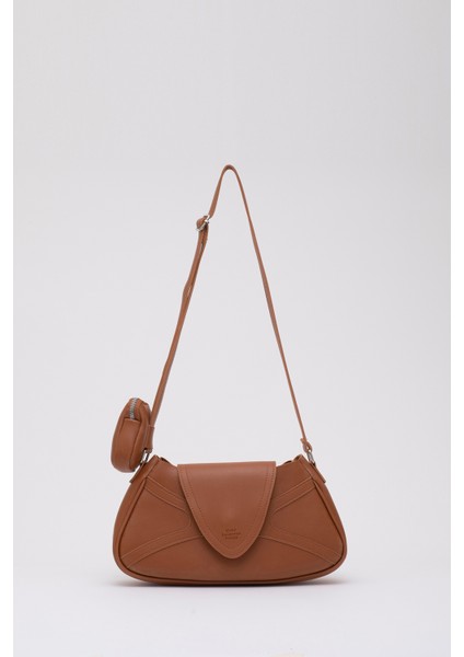 Taba Shk96 Suni Deri Tek Bölmeli Cüzdanlı Kol ve Omuz Çantası