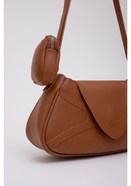 Taba Shk96 Suni Deri Tek Bölmeli Cüzdanlı Kol ve Omuz Çantası