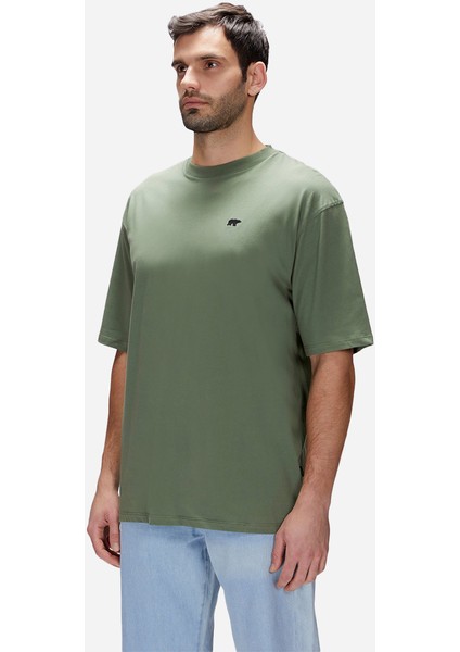 Damon Soluk Yeşil Erkek Oversize Tişört fiyatları