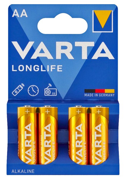 varta longlıfe power alkalin aa kalem pil 4lü paket (4767) - krm3998-3250