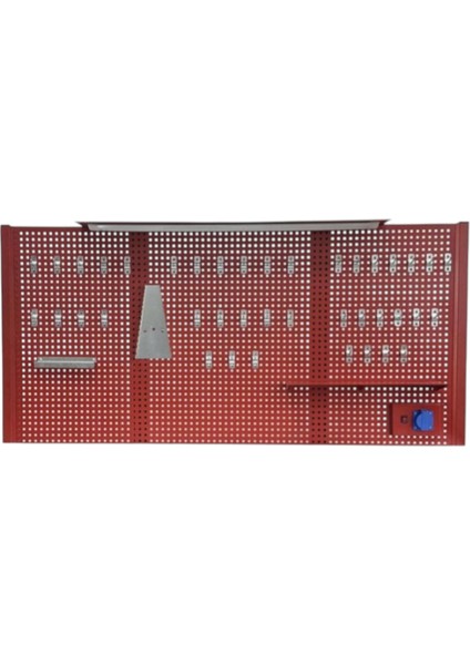 200 cm Çalışma Tezgahı | Askı Panolu Takım Tezgahı + 6 Çekmece + Elektrik Prizi | 183 cm Yükseklik | Mdf+Galvaniz Tabla | Profesyonel Atölye Tipi fırsatları