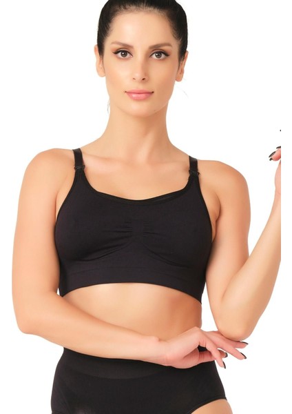 Siyah Mı Emay 5320 Agraflı Emzirme Sütyen modelleri