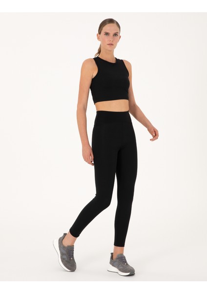 Kadın Siyah Tayt 50314949-VR046 modelleri